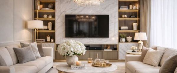 輕奢風居家設計案例解析：掌握質感裝潢的5大核心技巧